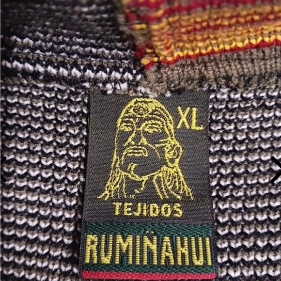 Alpaca Wool Bob Marley full zip hoodie. One Love. Rastafarian colors. - Picture 6 of 9